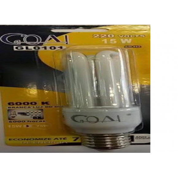 GL0101 LAMPADA ECONOMICA 15W 220V GOAL