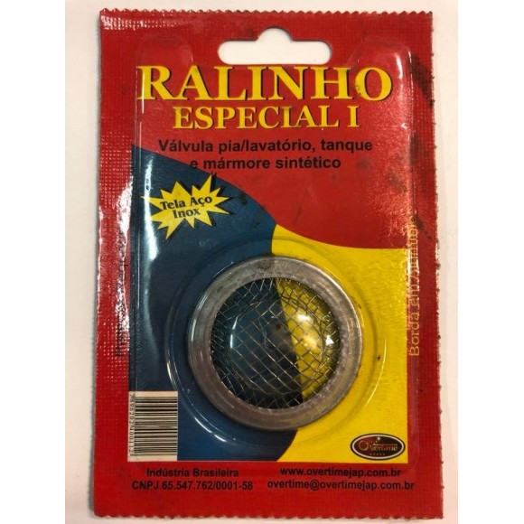 20006 RALINHO ESP. INOX P/PIA LAVATORIO OVERTIME