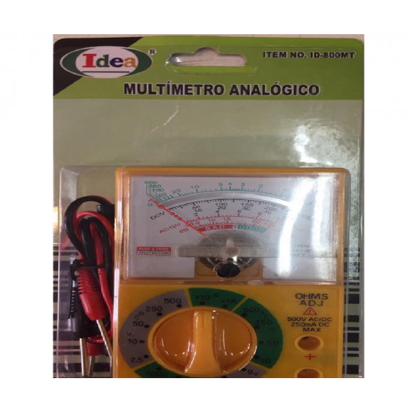 MULTIMETRO ANALÓGICO IDEA